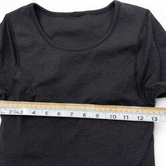 Lululemon Ebb to Street Long Sleeve Black Women's Size 4 - Picture 12 of 13